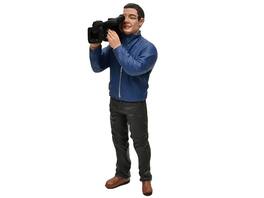 Camera Man Figurine I "Camera Crew" for 1/18 Scale Models by American Diorama - Multi