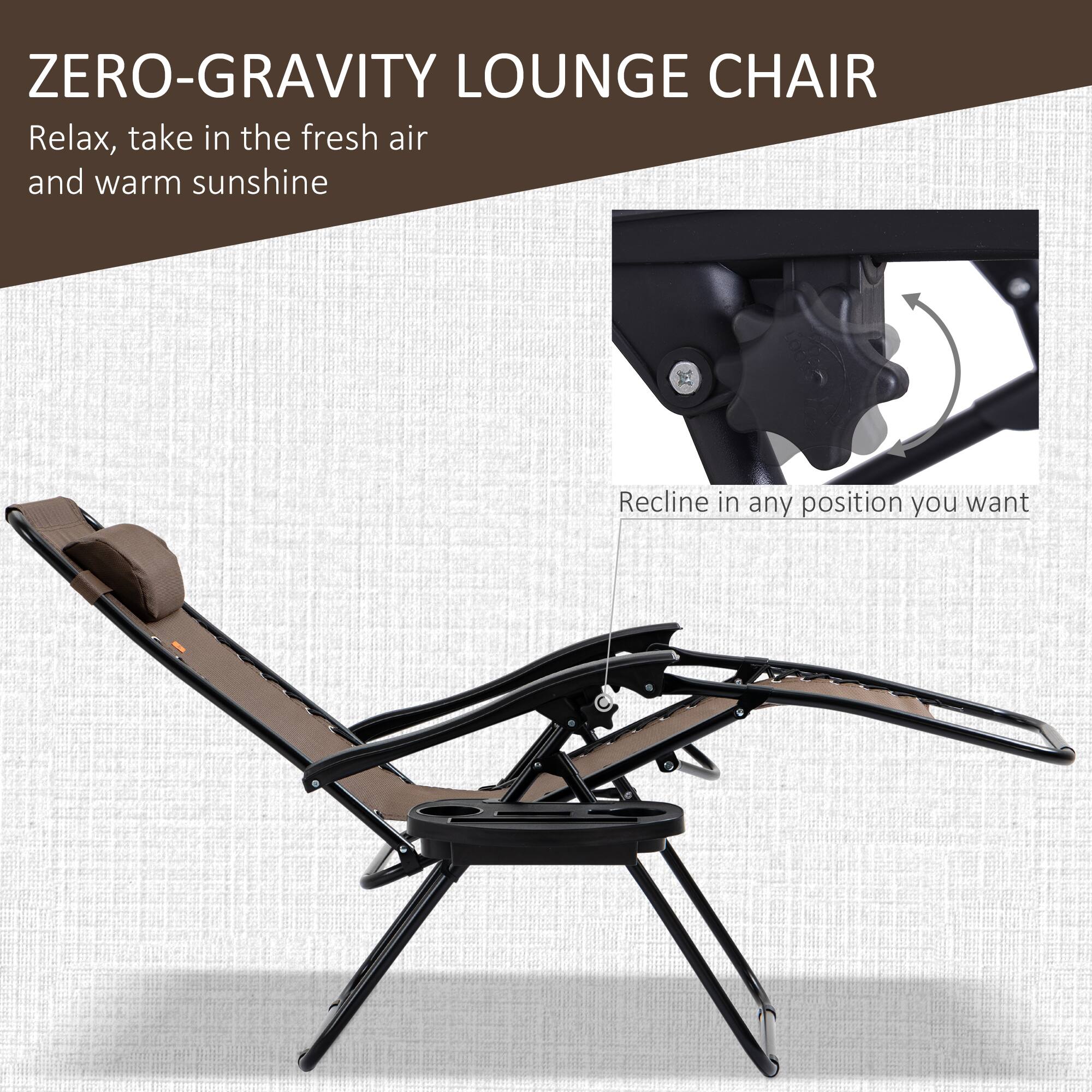 ZERO-GRAVITY LOUNGE CHAIR
Relax, take in the fresh air and warm sunshine
Recline in any position you want