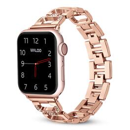 Waloo - Diamond Rhinestone Band For Apple Watch - Rose Gold