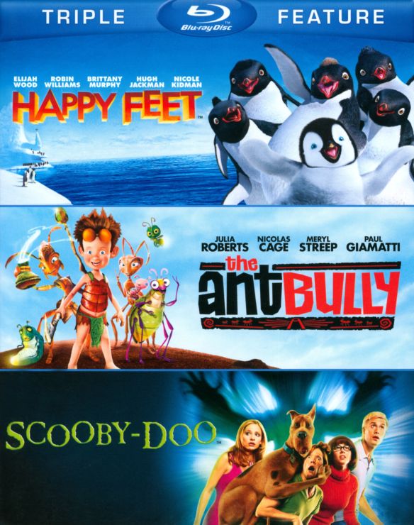  Happy Feet/The Ant Bully/Scooby-Doo: The Movie [3 Discs] [Blu-ray]