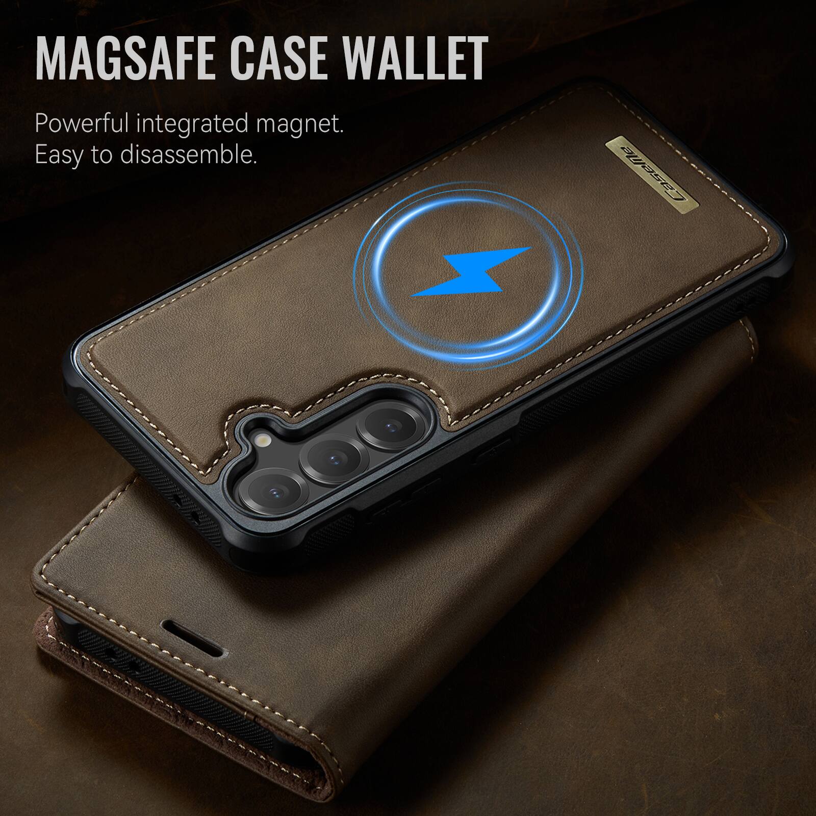 MAGSAFE CASE WALLET  
Powerful integrated magnet.  
Easy to disassemble.