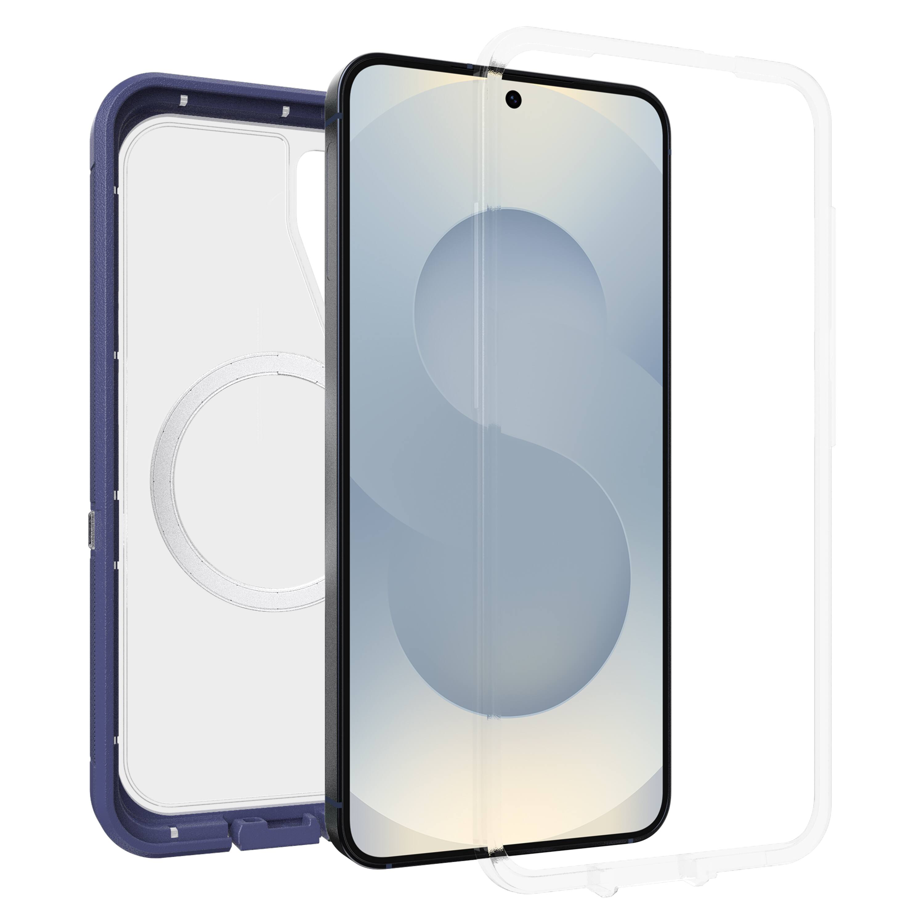 Back. OtterBox - Defender Series Pro XT Hard Shell with Magnets for Samsung Galaxy S25 - Denver Dusk.