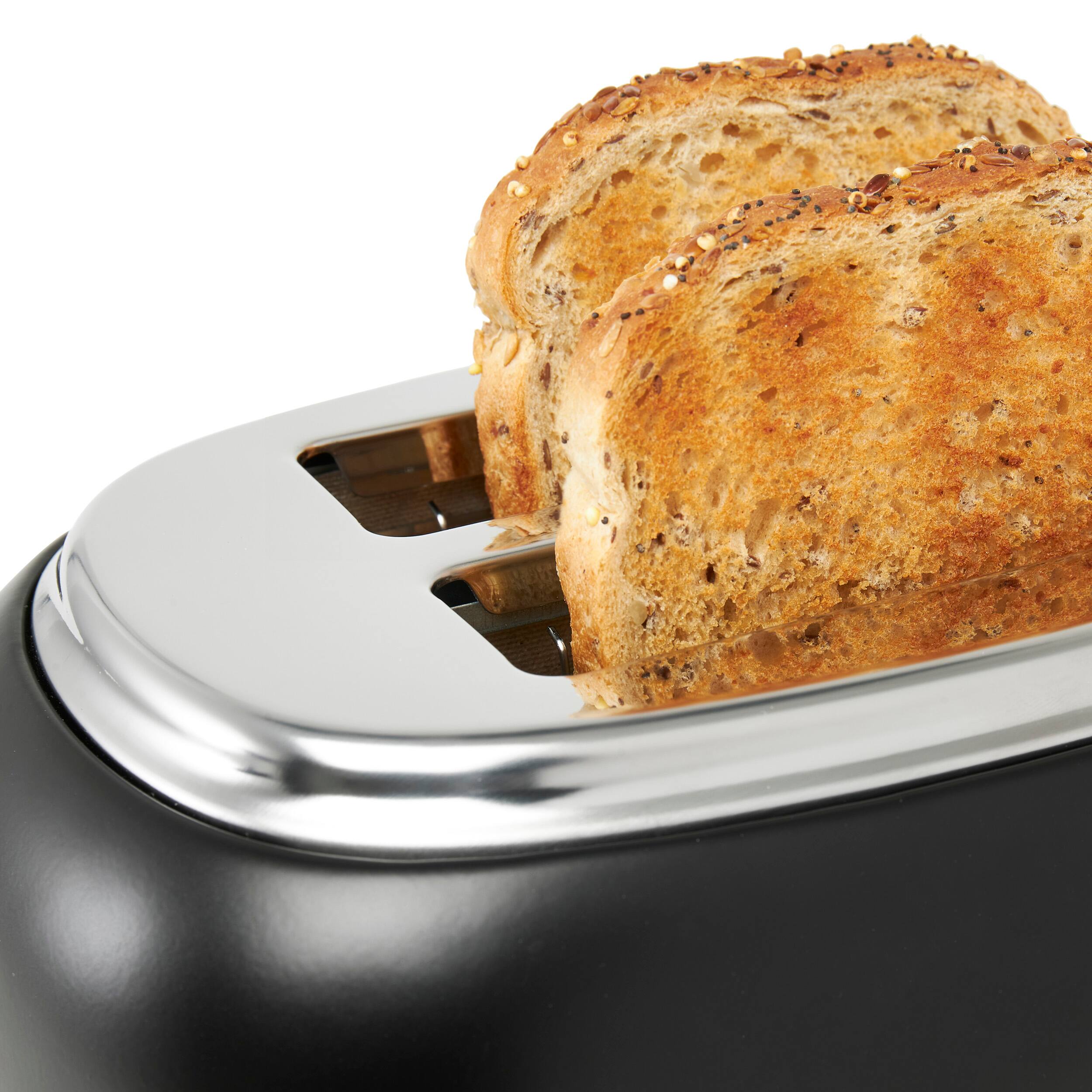 Alt View 13. Haden - Heritage 2 Slice Toaster - Black and Copper.