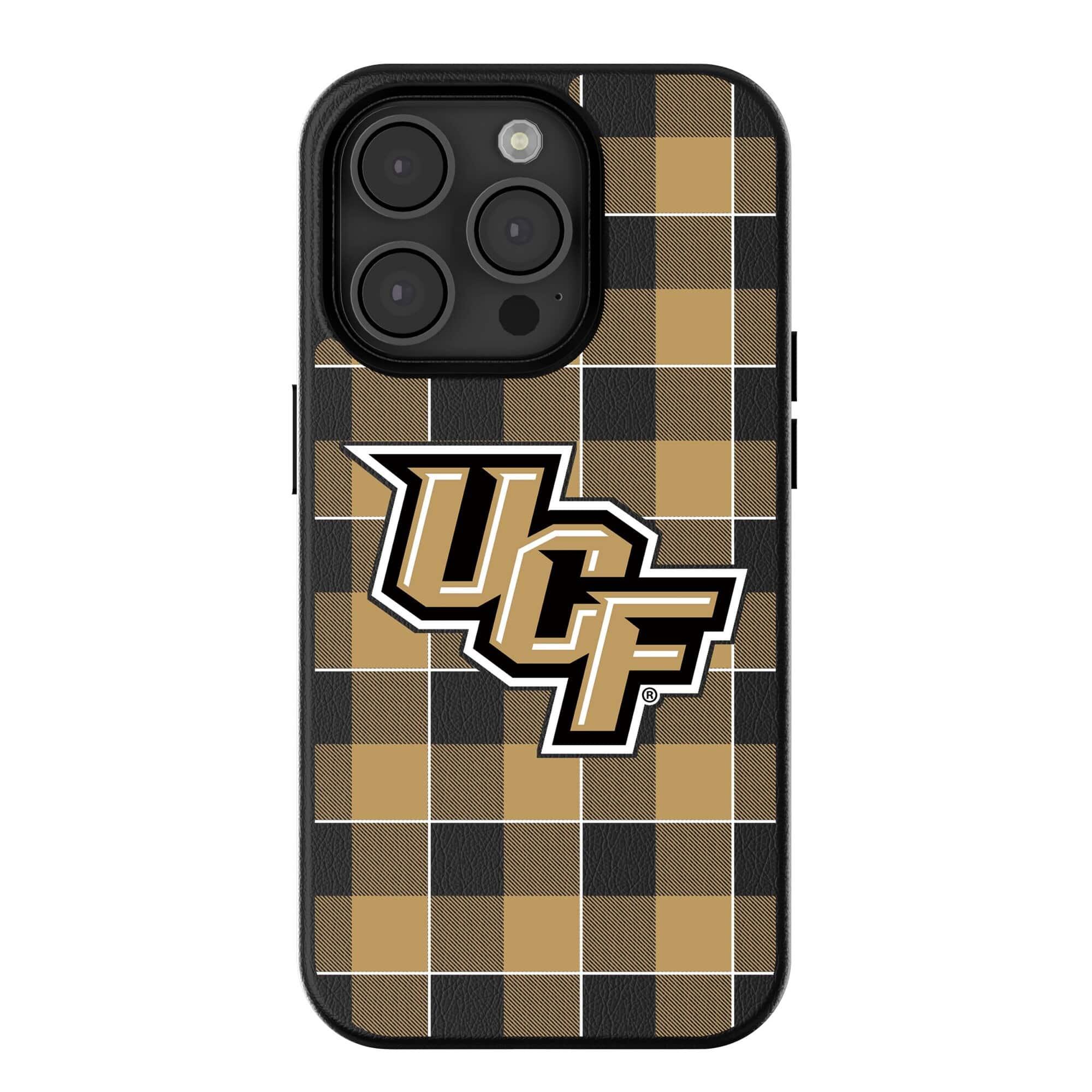 Keyscaper - NCAA - UCF Knights Plaid Magnetic Bump iPhone Case - 15 - Black price history on PriceWatchPro