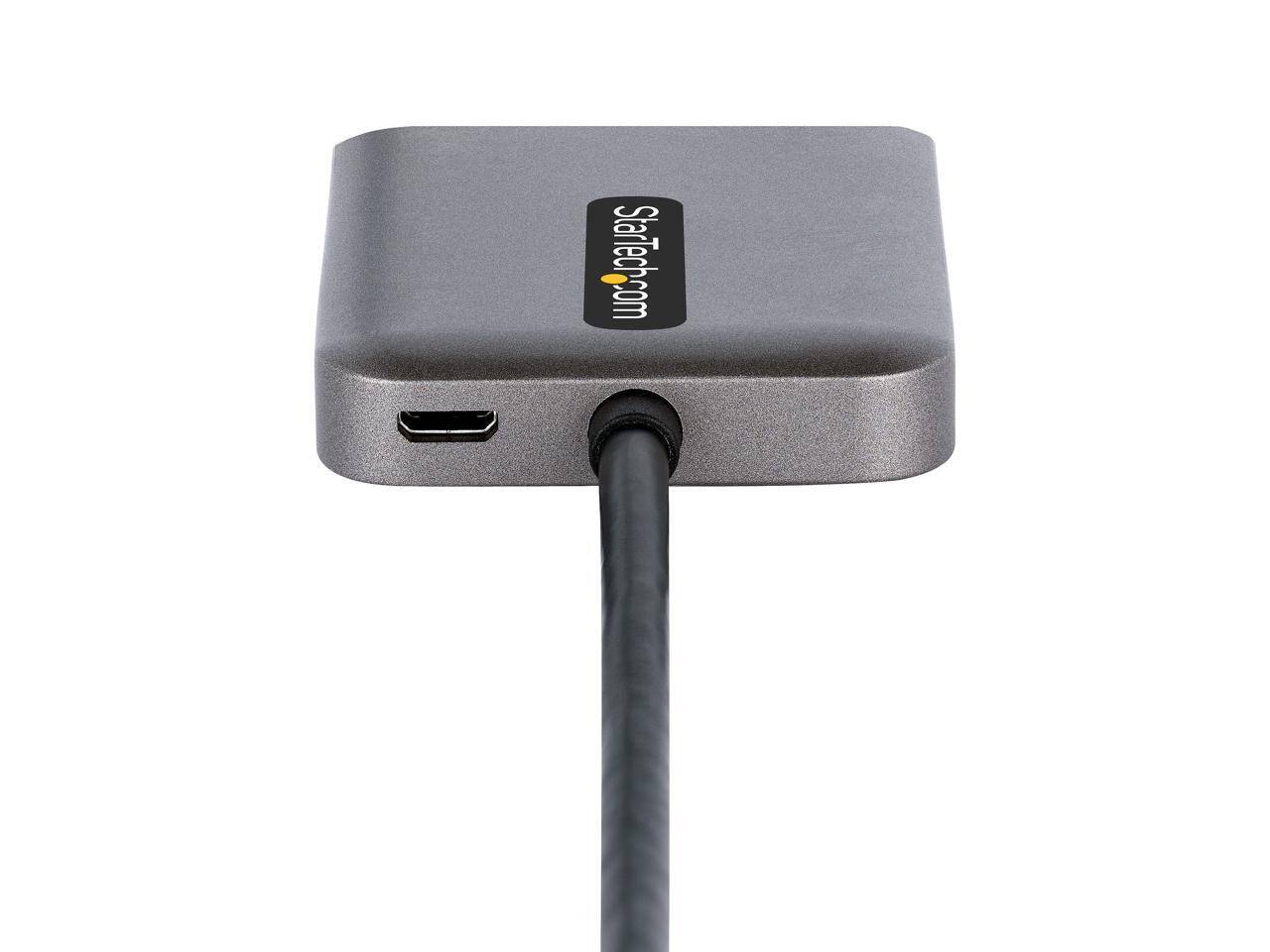 Alt View 3. StarTech.com - StarTech.com DP to Dual HDMI MST Hub - 4K 60Hz, 1ft Cable.