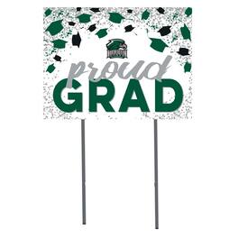 Jardine - Northeastern State Riverhawks 18" x 24" Proud Grad Yard Sign - White