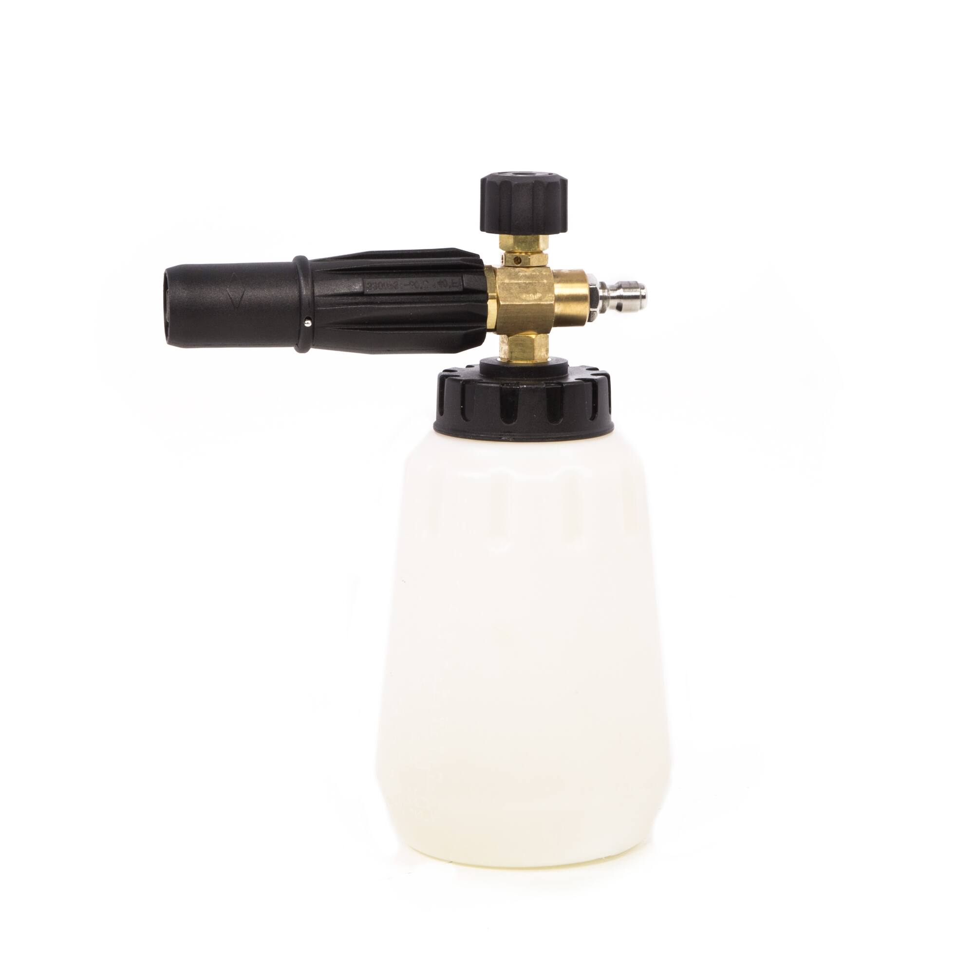 Left. Greenworks - Pressure Washer Foam Cannon Attachment - Grey.