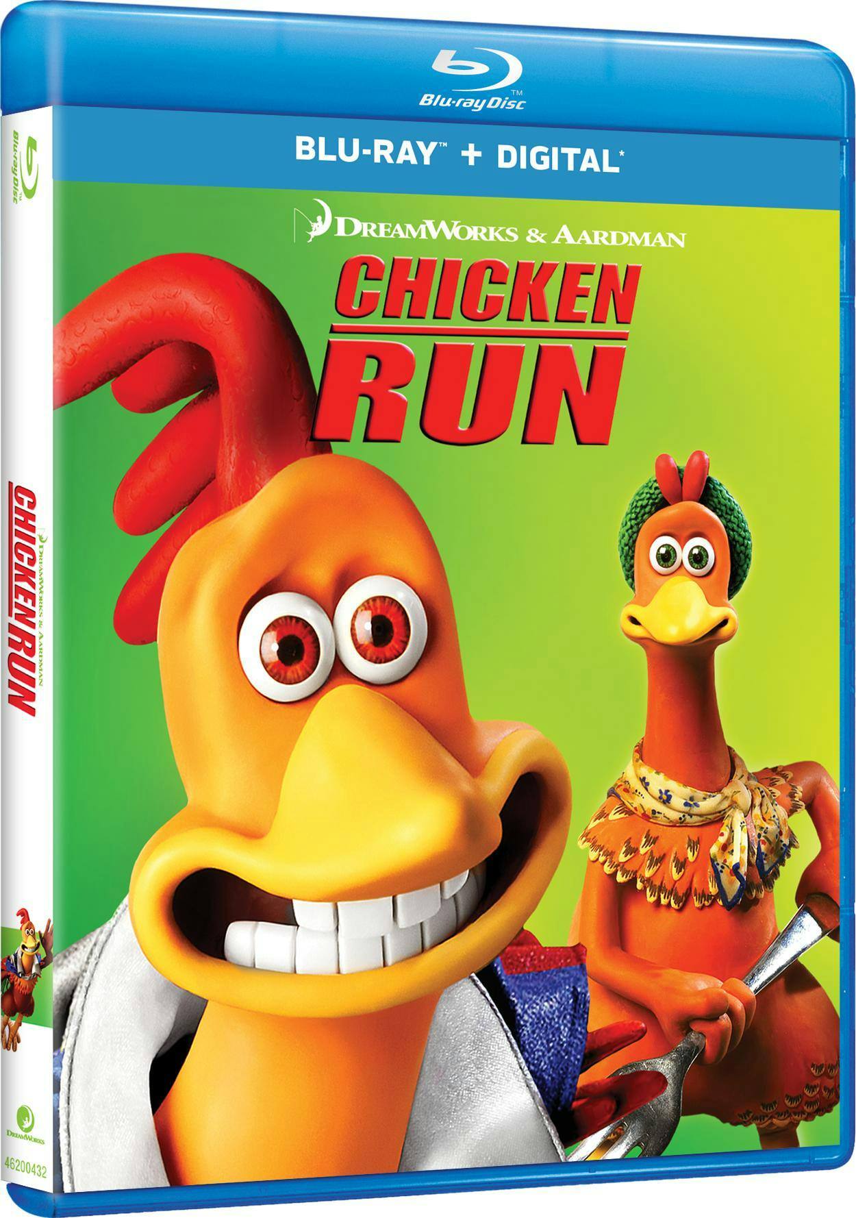 Angle. Chicken Run (Blu-ray + Digital HD) [Blu-ray].