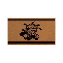 Evergreen Enterprises - Wichita State Shockers 28" x 16" Primary Logo Outdoor Coir Entryway Mat - Multicolor