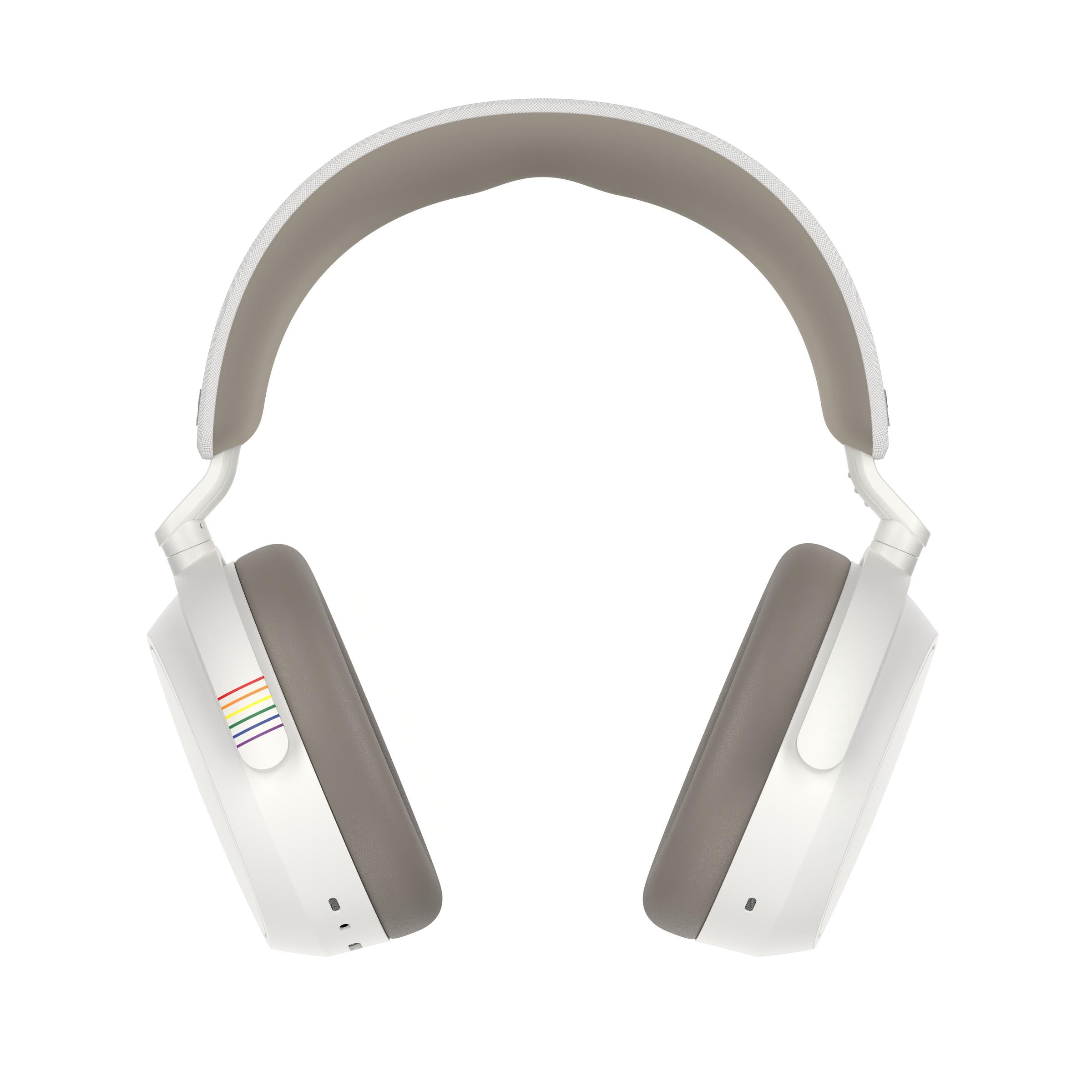 Angle. Sennheiser - Sennheiser - MOMENTUM 4 Wireless Adaptive Noise-Canceling Over-The-Ear Headphones - Pride - Multi.