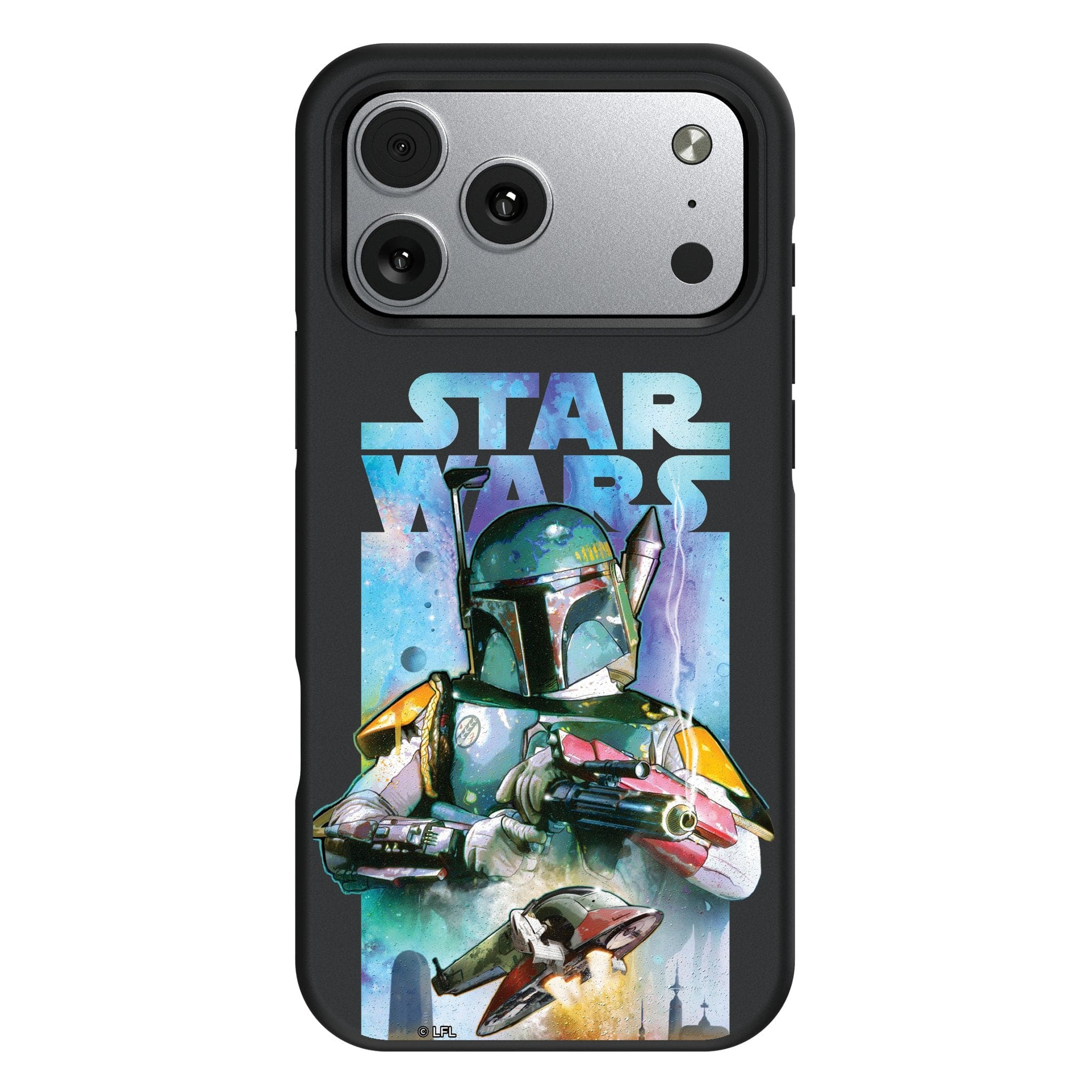 Keyscaper - Star Wars: The Empire Strikes Back Portrait Collage Bump Phone Case - Apple iPhone 17 Pro Max - Boba Fett