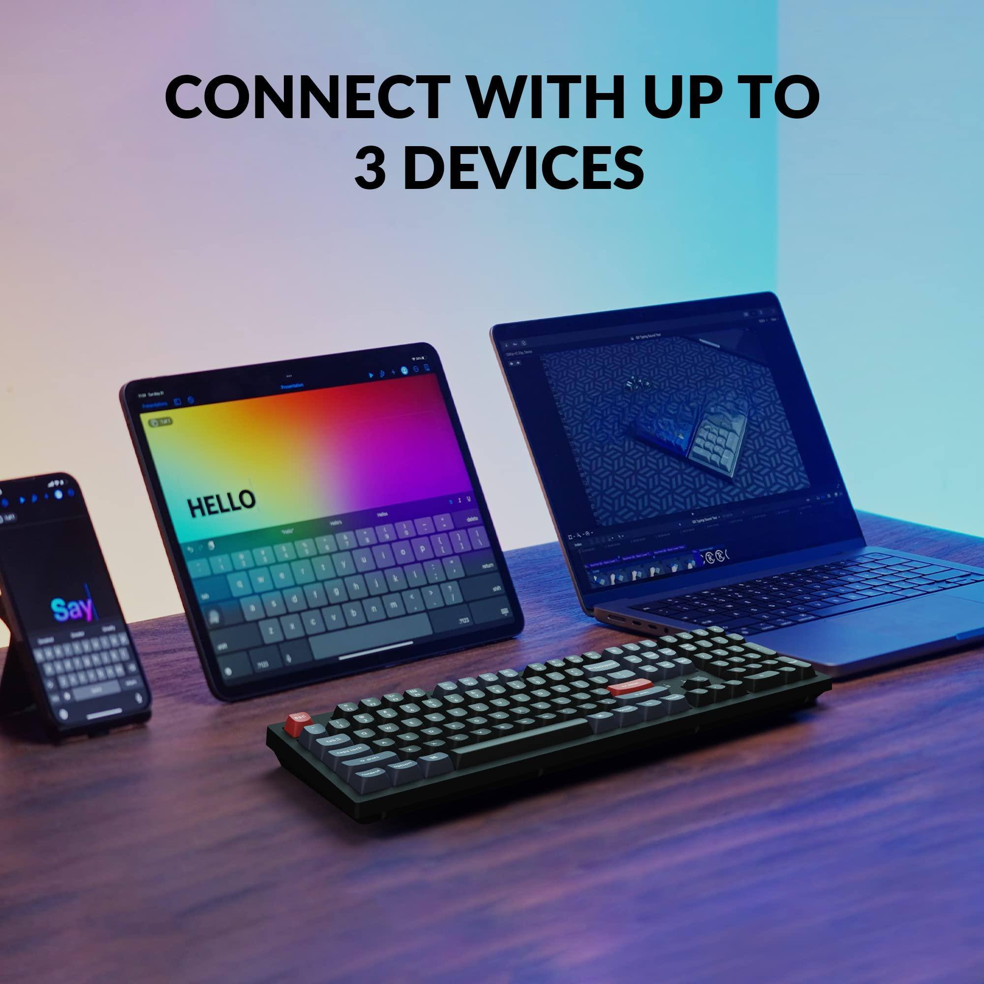 CONNECT WITH UP TO 3 DEVICES