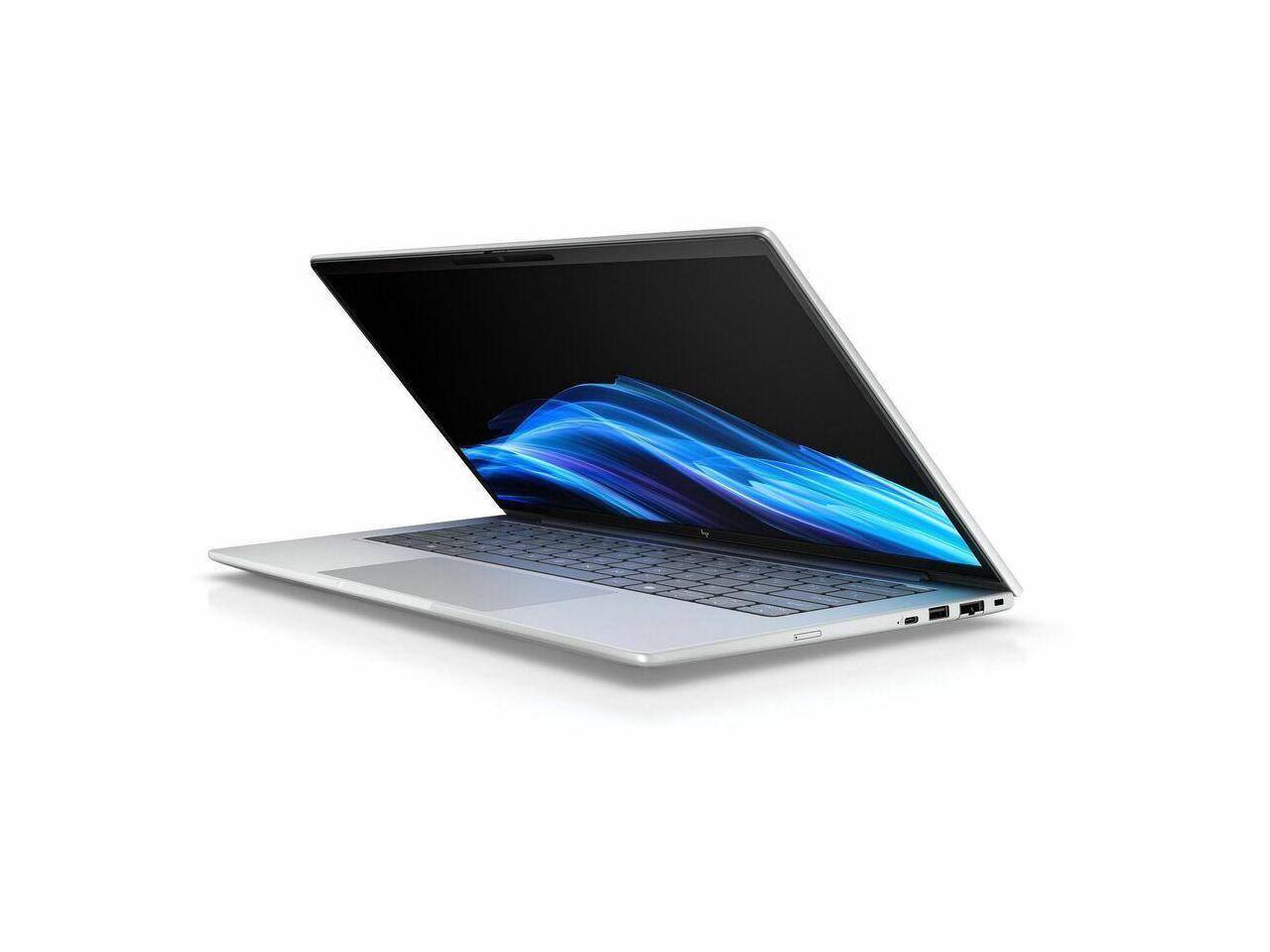 Alt View 2. HP - HP EliteBook 8 G1i 14" Touch - Intel Core Ultra 5 - 16 GB - 512 GB SSD - Glacier Silver - Windows 11 Pro - Meteor Silver.