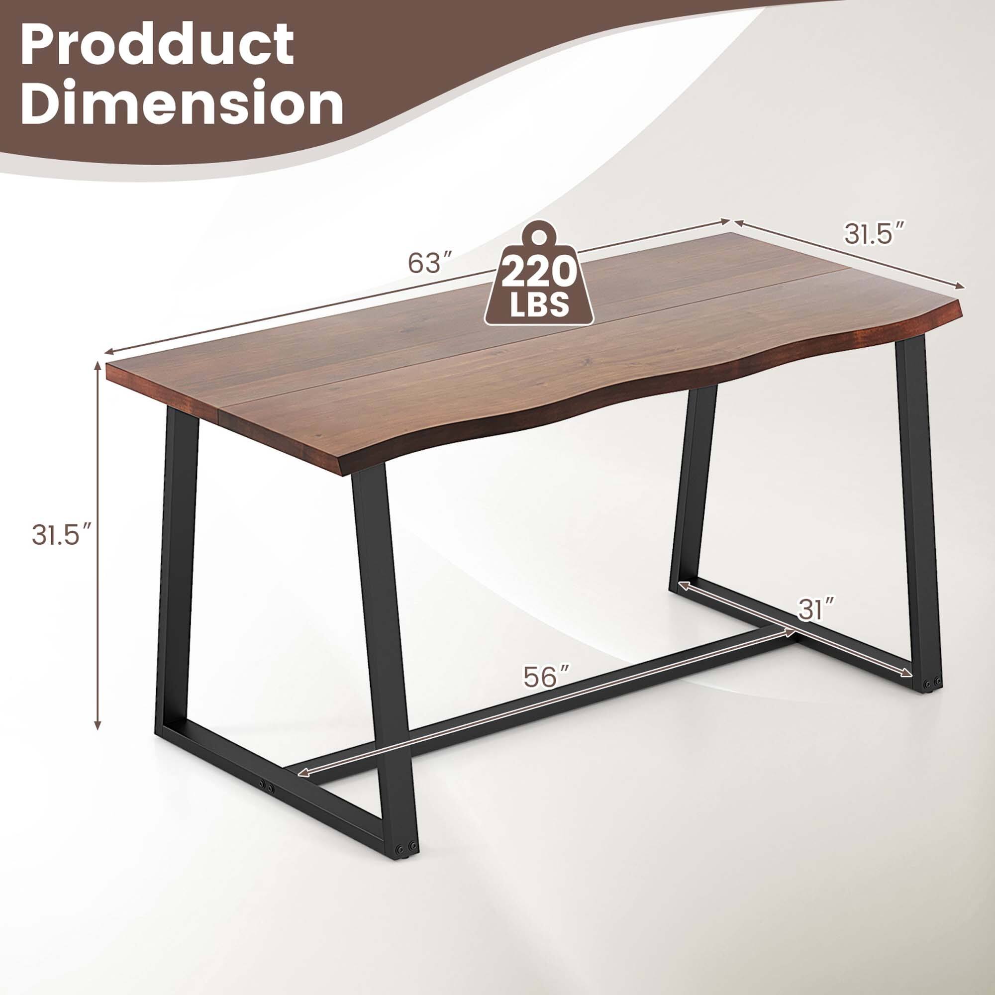 Product Dimension: 63" x 220 LBS x 31.5" x 31.5" x 31" x 56".