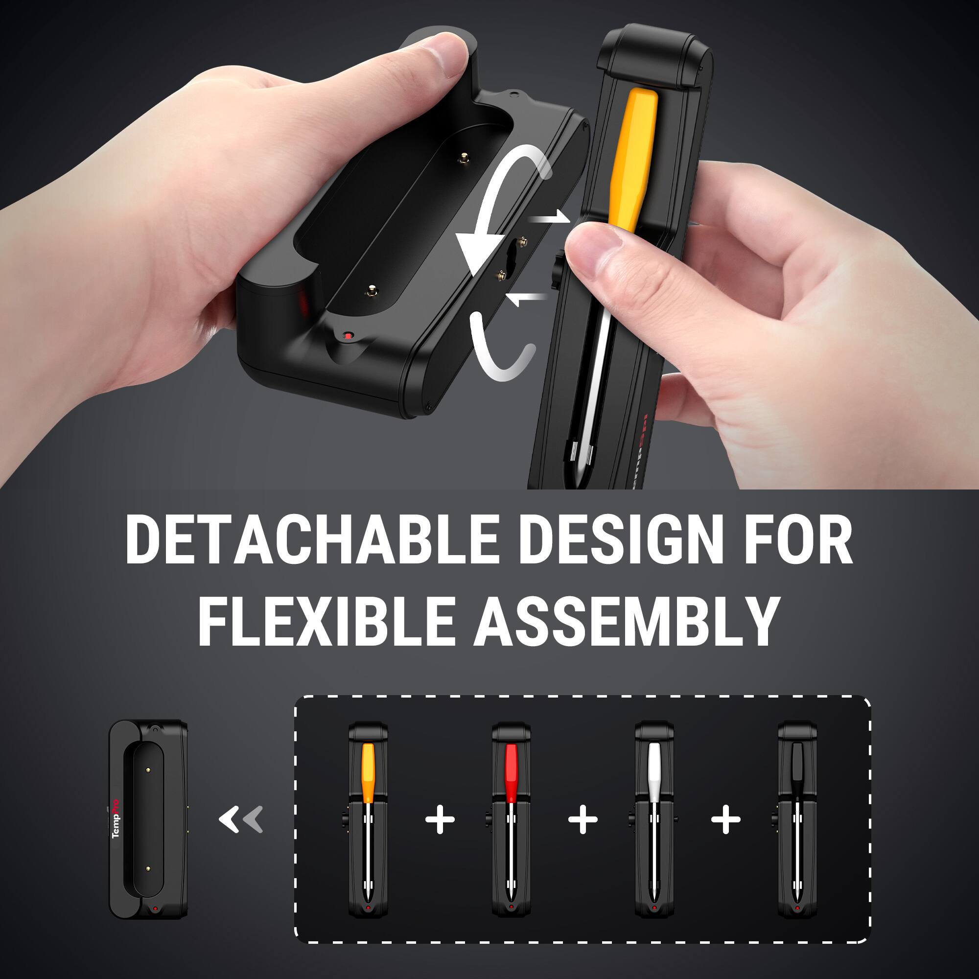 DETACHABLE DESIGN FOR FLEXIBLE ASSEMBLY