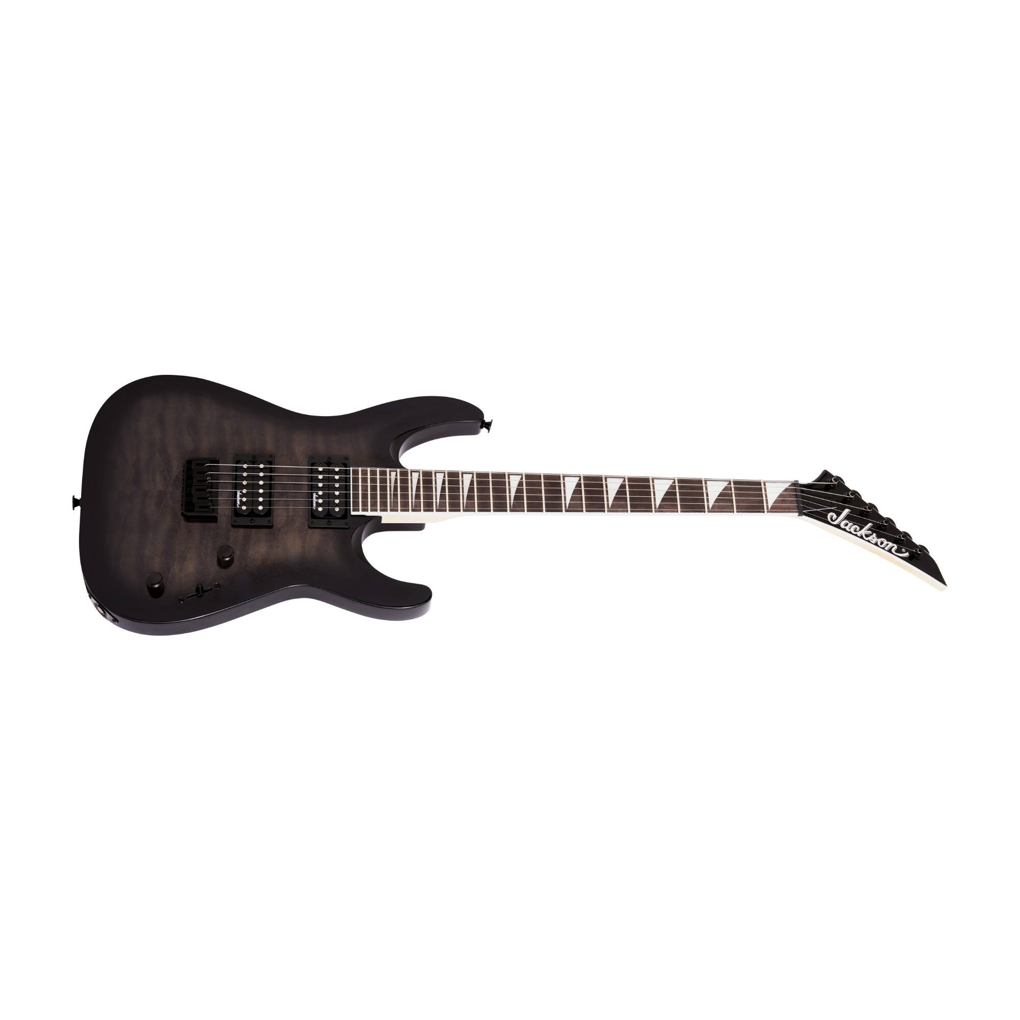 Back. Jackson - Jackson JS Series Dinky Arch Top JS32Q DKA HT Guitar (Transparent Black Burst).
