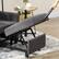 Alt View 8. Homcom - 3-in-1 Convertible Chair Bed, Multi-Functional Single Sofa Bed, Pull Out Sleeper Chair with Adjustable Backrest, Pillow - Grey.