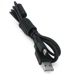 HQRP - USB Data Transfer Cable for Sony Alpha A70 A100 A200 A300 A330 A350 A450 A850 A700 A900 DSLR DSC-W630 DSC-W650 Camera