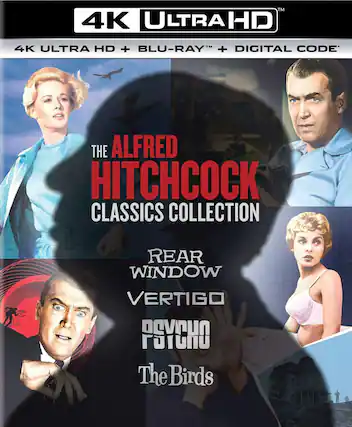 Front. The Alfred Hitchcock Classics Collection, Vol. 1 - 4K Blu-Ray.