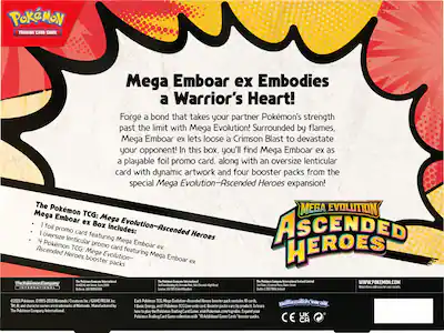 Pokmon Trading Card Game: Mega Evolution Ascended Heroes ex Box Styles May Vary 10-10313-126 - Best Buy Pokmon Trading Card Game: Mega Evolution Ascended Heroes ex Box Styles May Vary 10-10313-126 - Best Buy