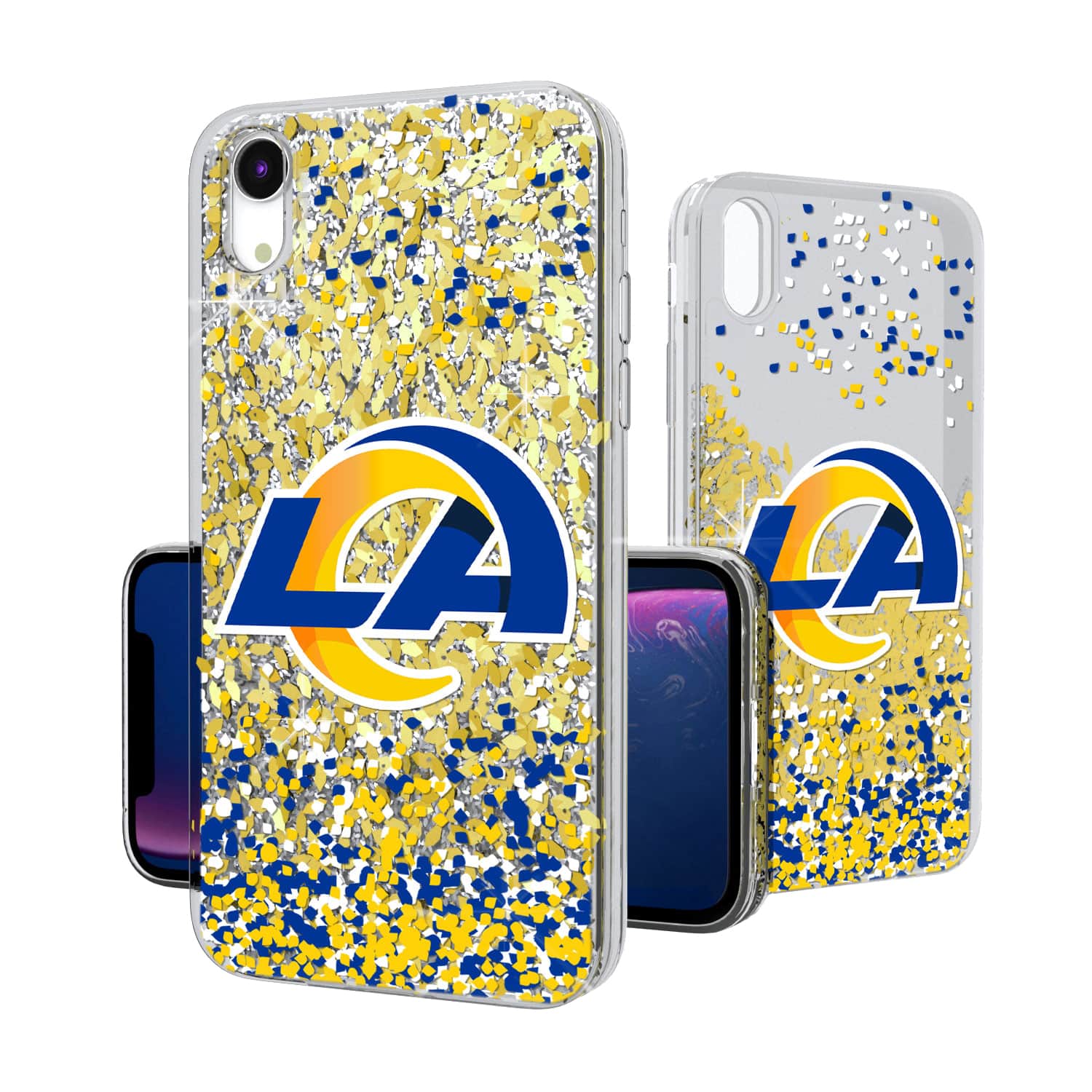 Keyscaper - NFL - Los Angeles Rams iPhone Glitter Case with Confetti Design - 15 Pro - Multicolor price history on PriceWatchPro