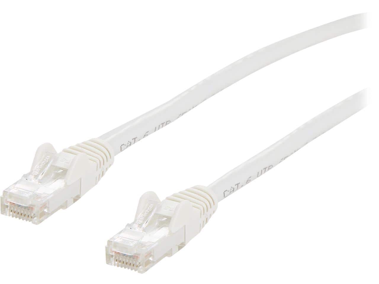 StarTech.com - N6PATCH15WH 15 ft. Cat 6 White Snagless Cat6 UTP Patch Cable - ETL Verified price history on PriceWatchPro