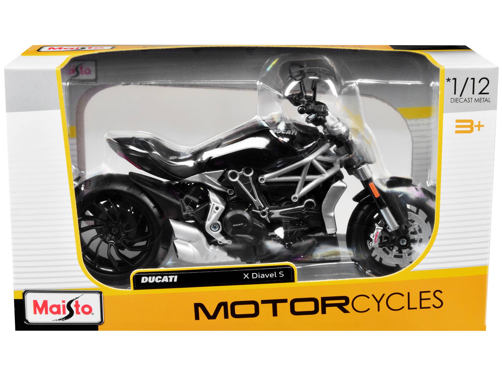 *1/12 DIECAST METAL  
3+  
DUCATI X Diavel S  
MOTORCYCLES  
Maisto