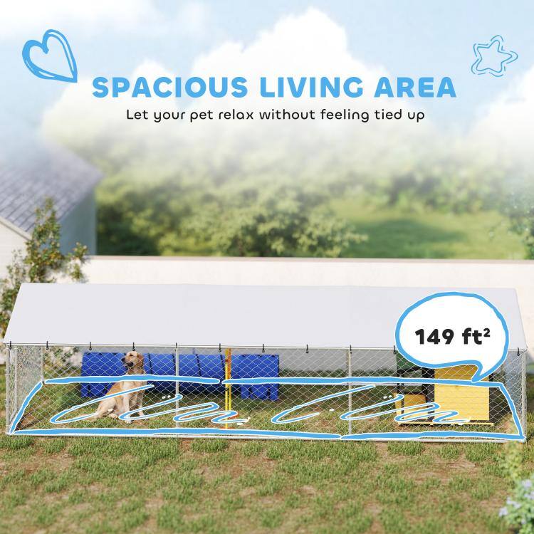 SPACIOUS LIVING AREA  
Let your pet relax without feeling tied up  
149 ft²