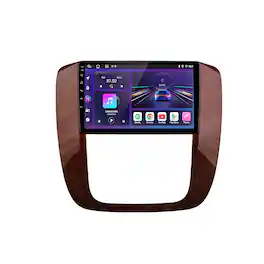 Junsun - 9" 8 Core 6+128GB Android 15 carplay For GMC Yukon Chevy Tahoe Suburban 2007-2013 - Black