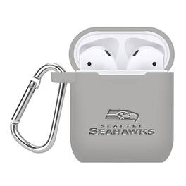 Artinian - Seattle Seahawks Debossed Silicone AirPods Case Cover - No Size - Multicolor