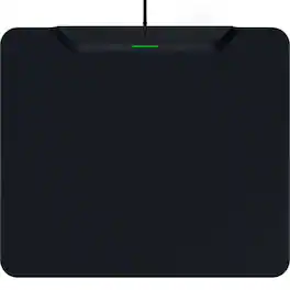 Razer - Hyperflux V2 Wireless Charging Puck and Mouse Pad with Anti-Slip Rubber Base - Hard - Black