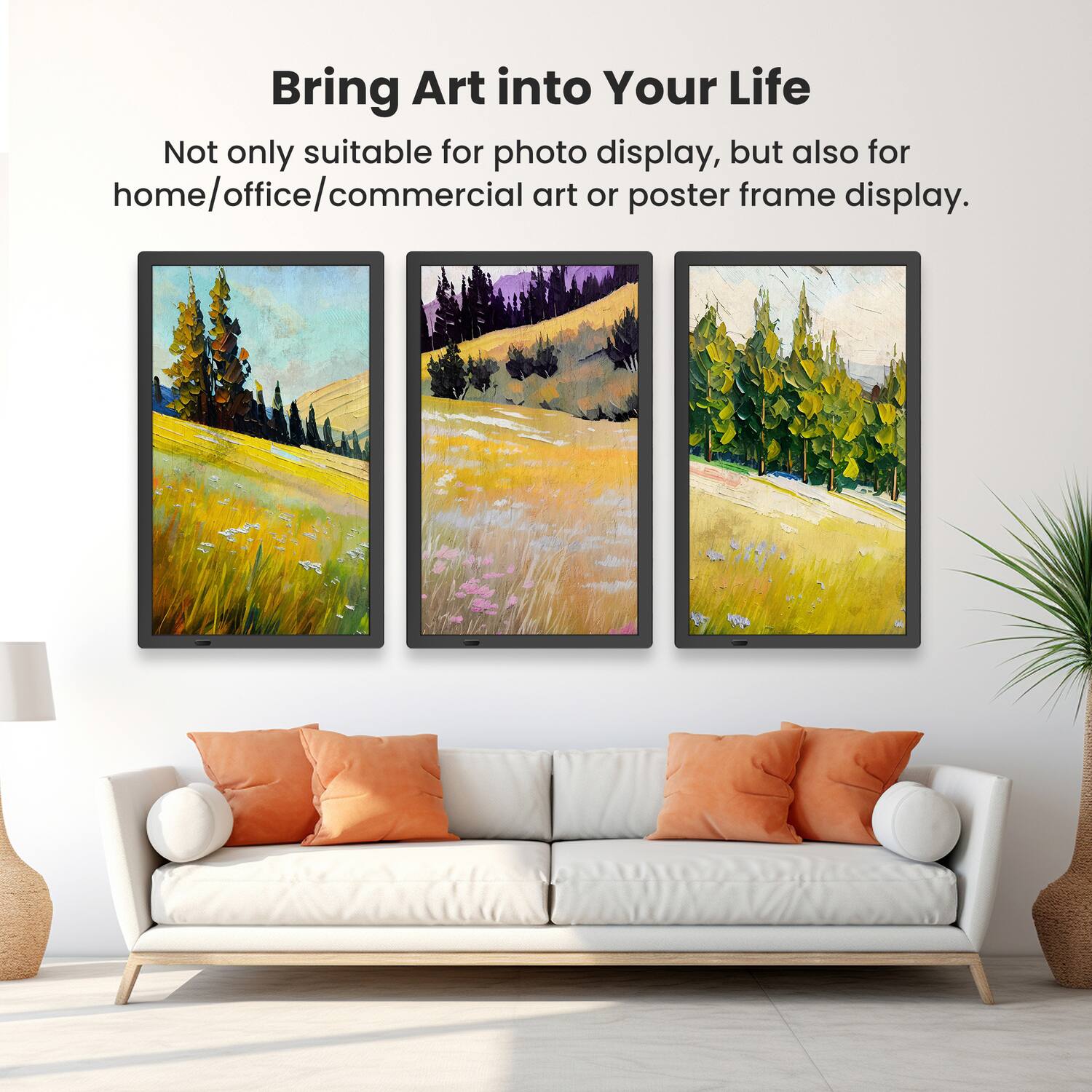 Bring Art into Your Life

Not only suitable for photo display, but also for home/office/commercial art or poster frame display.