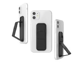 CLCKR - Stand & Grip Pebbled Line Phone Grip | Color: - Black