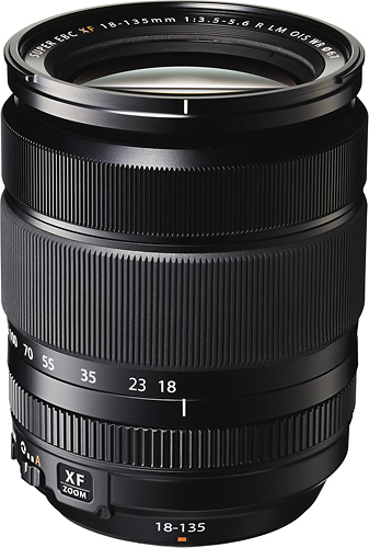 Fujifilm - XF 18-135mm f/3.5-5.6 R LM OIS WR Zoom Lens - Black