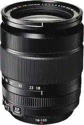 Fujifilm - XF 18-135mm f/3.5-5.6 R LM OIS WR Zoom Lens - Black - Front_Zoom