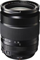 Fujifilm - XF 18-135mm f/3.5-5.6 R LM OIS WR Zoom Lens - Black - Front_Zoom