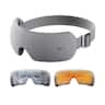 BREO - Eye Massager with Heat & Music, Smart Sleep Eye Mask with 7 Modes for Relaxation, Birthday Gifts for Women Men Her - Gray