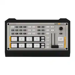 BZB Gear - BZBGEAR 4-Channel Live Streaming Video Switcher/Audio Mixer - Gray