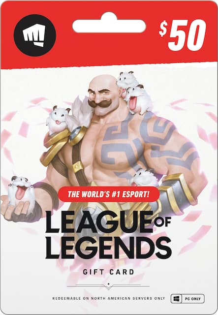 Cartão Presente League Of Legends 50 Reais  Card Store - Card Store -  Cartão Presente, Voucher, Vale Presente, Gift Card PSN, Xbox, Netflix,  Google, Uber, iFood, Steam e muito mais!