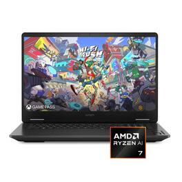HP - OMEN 17.3" QHD Gaming Laptop,Ryzen AI 7 350,32GB RAM,1TB SSD,GeForce RTX 5070,Backlit KB,Win 11 - Black