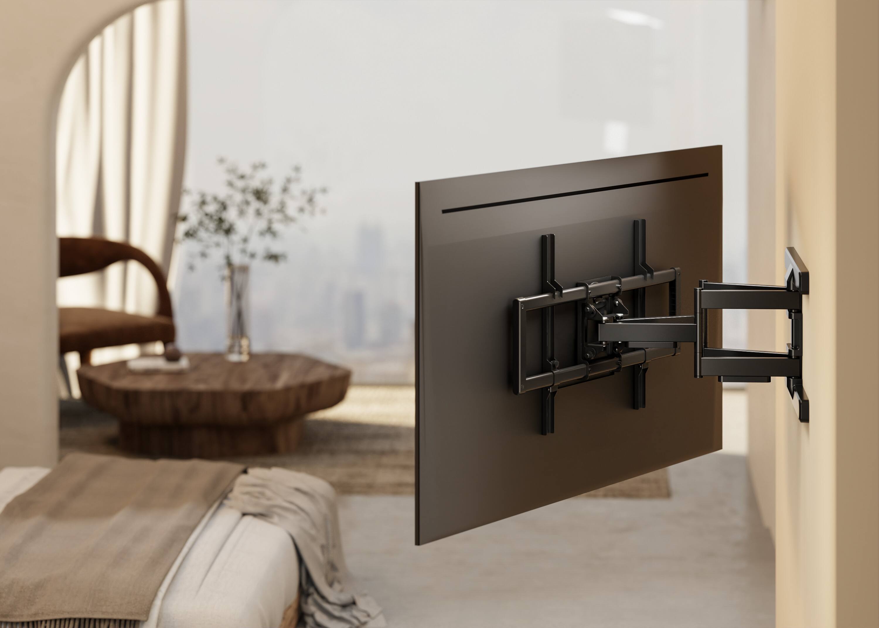 Alt View 1. Compaq - Compaq Full Motion TV Wall mount for 37-75" TV's - Black.