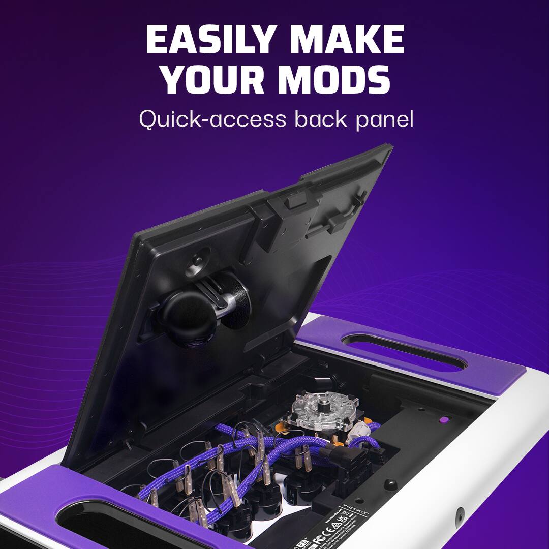 Easily make your mods with a quick-access back panel.