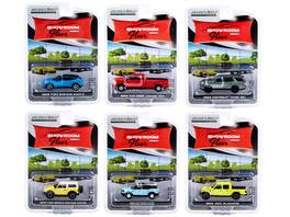 "Showroom Floor" Set of 6 Cars Series 3 1/64 Diecast Model Cars by Greenlight - Multicolor