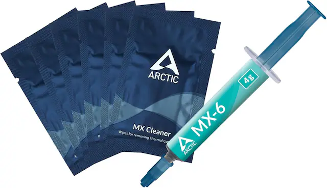 ARCTIC 4g Wipes for MX removing Cleaner MX-6 Thermal Co