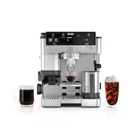 Ninja - Luxe Café Premier Series 3-in-1 Espresso, Coffee, and Cold Brew Machine with Grinder and Scale, and Hands-Free Frother - Stainless Steel - Front_Zoom