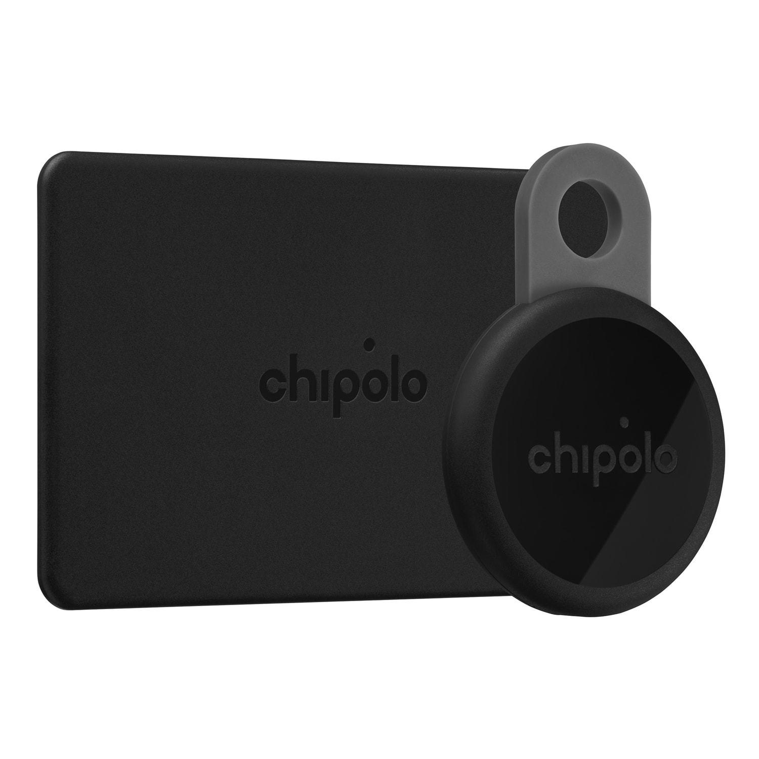 Chipolo - LOOP and CARD Device Tracker Bundle - Charcoal/Chalk
