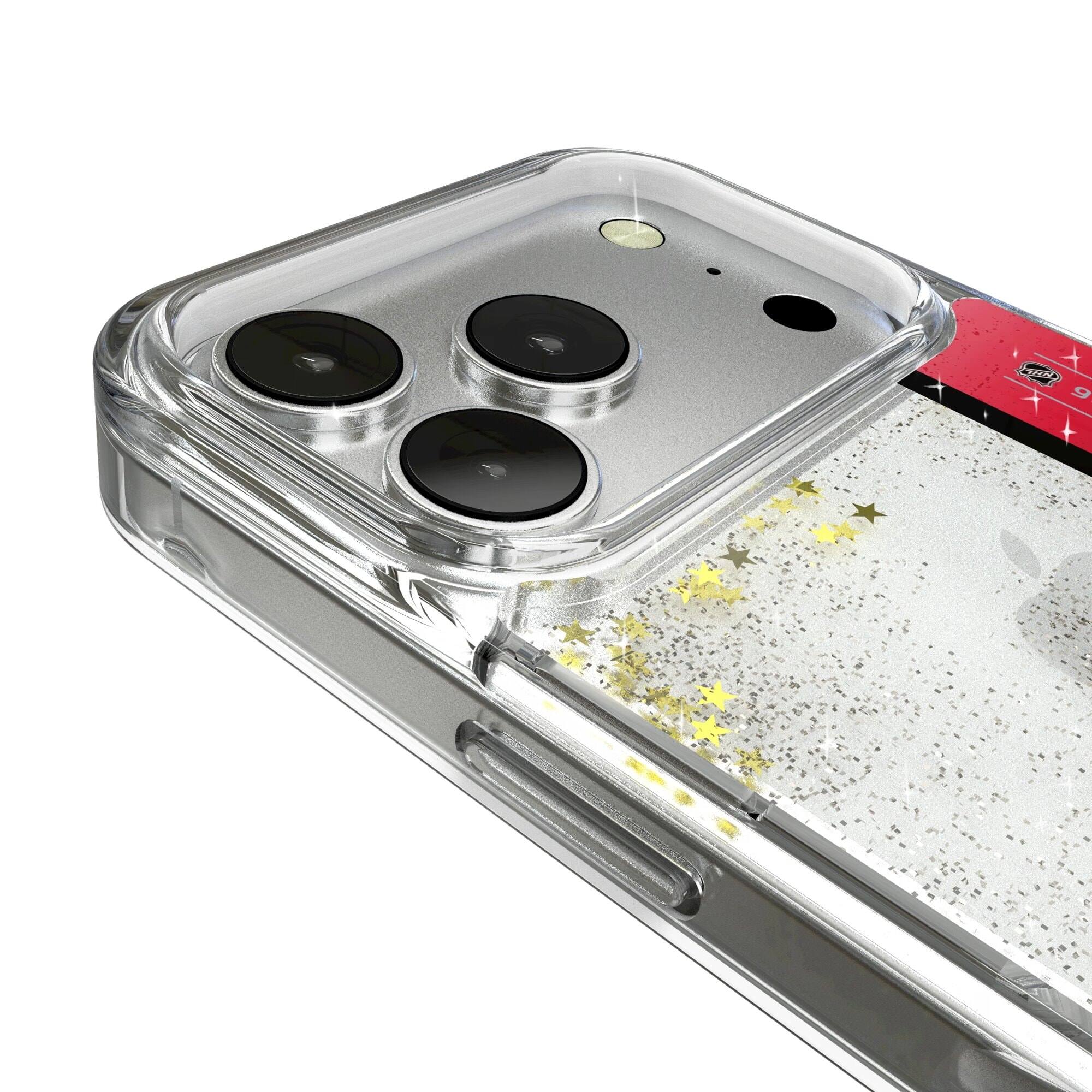 Alt View 2. Keyscaper - Carolina Hurricanes 2026 Stanley Cup Champions iPhone Glitter Case - 16 Pro - Multicolor.