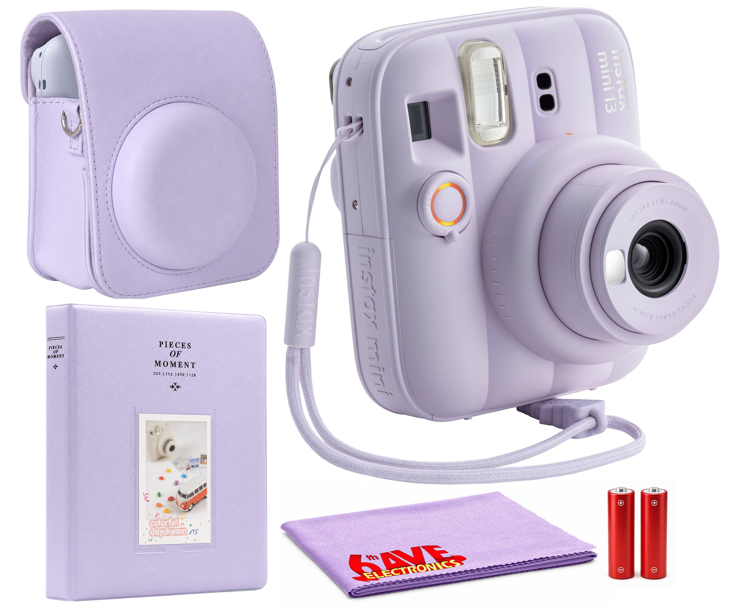 Fujifilm - INSTAX MINI 13 Instant Film Camera (Dreamy Photo Album + More - Purple