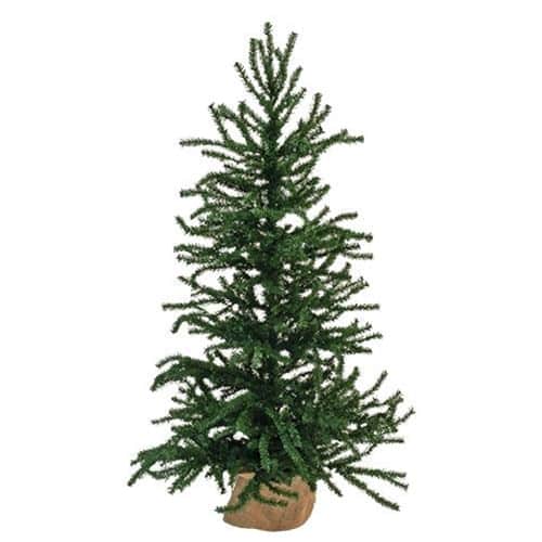 BreeBe - Pine Tree w/Burlap Base - 4 Ft H - Green