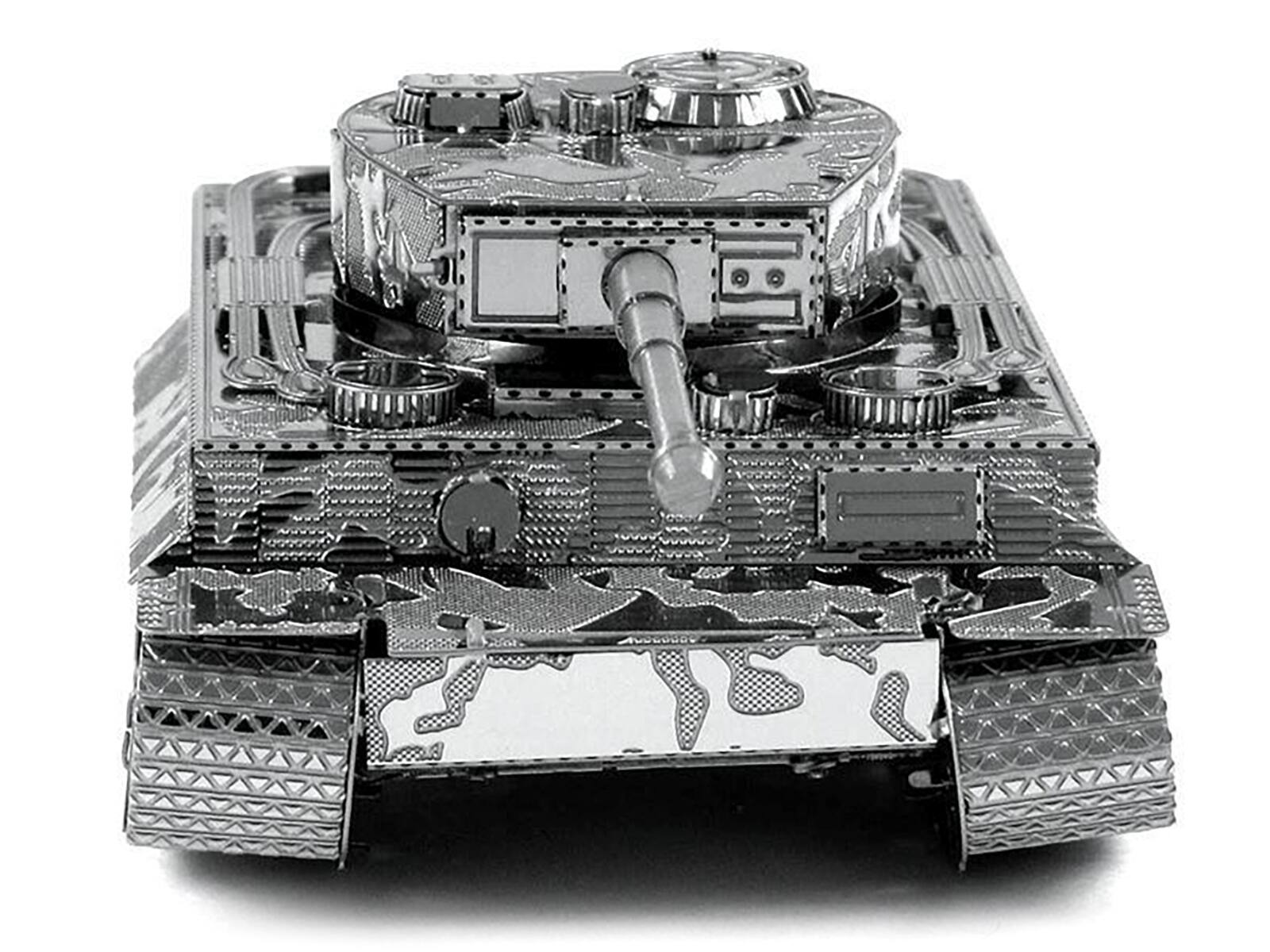Back. Metal Earth - Model Kit German Tiger I Tank (Moderate Difficulty) Steel Model by Metal Earth - Grey.